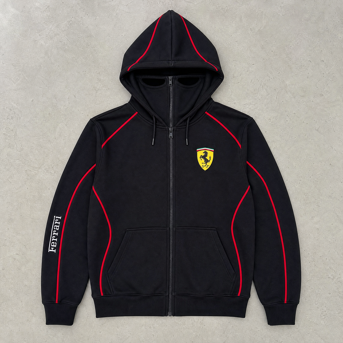 RevZips Rosso Edition flat lay